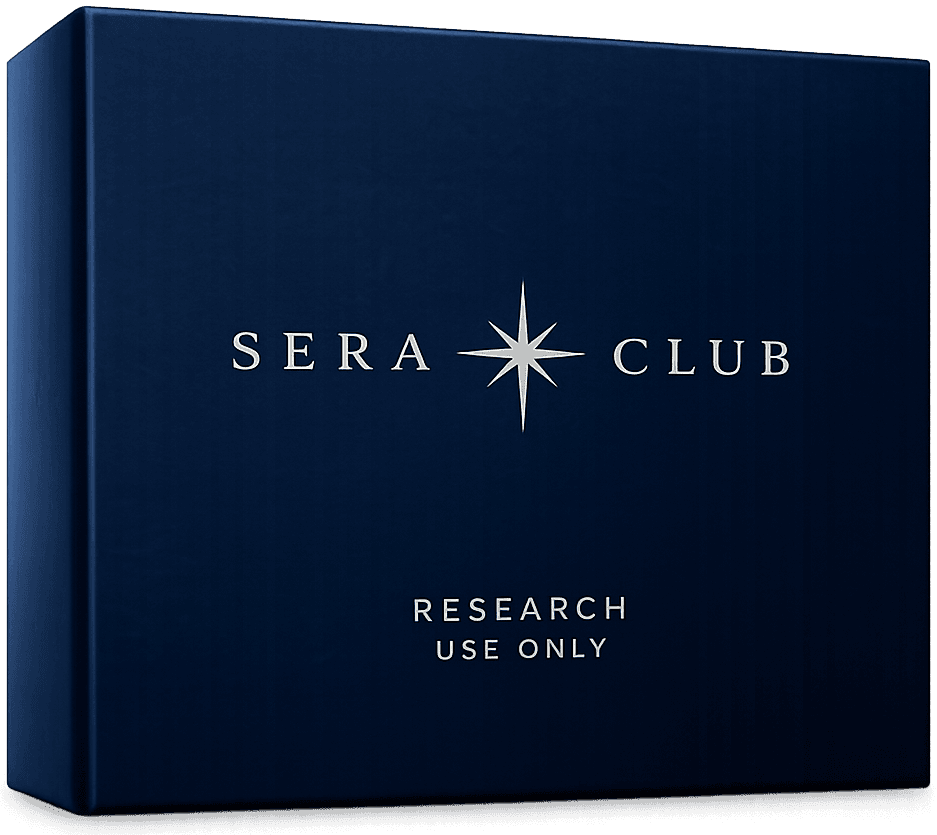 The Sera Club kit box, navy, marked Research Use Only.